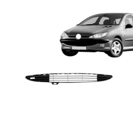 Grade Parachoque PEUGEOT 206 99 2003 Inferior Boquinha Grade Parachoque PEUGEOT 206 99 2003 Inferior Boquinha