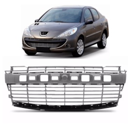 Grade Parachoque PEUGEOT 207 2009 2014 Prata Grade Parachoque PEUGEOT 207 2009 2014 Prata