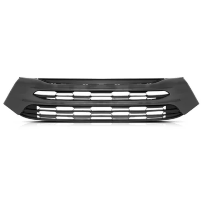 Grade Parachoque TORO 16 a 19 Preto Fosco Friso Cromado