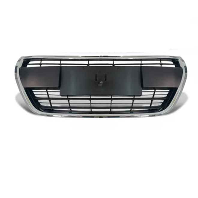Grade PEUGEOT 208 17 A 20 Completa Preto Moldura Cromada Grade PEUGEOT 208 17 A 20 Completa Preto Moldura Cromada