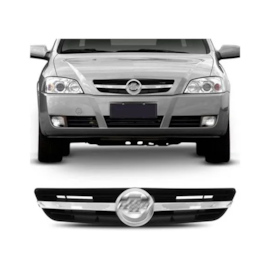 Grade Radiador ASTRA HATCH SEDAN 03 a 12 Preto Friso Cromado Grade Radiador ASTRA HATCH SEDAN 03 a 12 Preto Friso Cromado