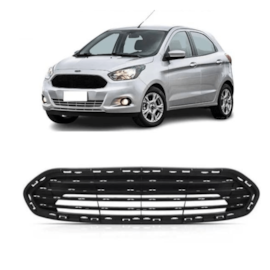 Grade Radiador Central KA 14 a 17 Colmeia Sem Friso Preto Grade Radiador Central KA 14 a 17 Colmeia Sem Friso Preto