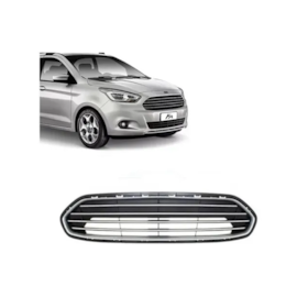 Grade Radiador Central KA SEDAN 14 a 18 Moldura Filete Crom Grade Radiador Central KA SEDAN 14 a 18 Moldura Filete Crom
