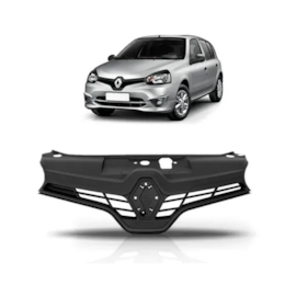 Grade Radiador CLIO 2013 a 2016 Preto Sem Emblema Grade Radiador CLIO 2013 a 2016 Preto Sem Emblema