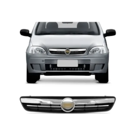 Grade Radiador CORSA MONTANA 2003 a 2011 Cinza Friso Cromado Grade Radiador CORSA MONTANA 2003 a 2011 Cinza Friso Cromado