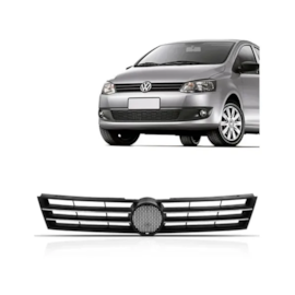 Grade Radiador FOX SPACEFOX 2010 a 2014 Preto Friso Cromado Grade Radiador FOX SPACEFOX 2010 a 2014 Preto Friso Cromado
