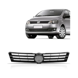 Grade Radiador FOX SPACEFOX 2010 a 2014 Preto Friso Cromado Grade Radiador FOX SPACEFOX 2010 a 2014 Preto Friso Cromado