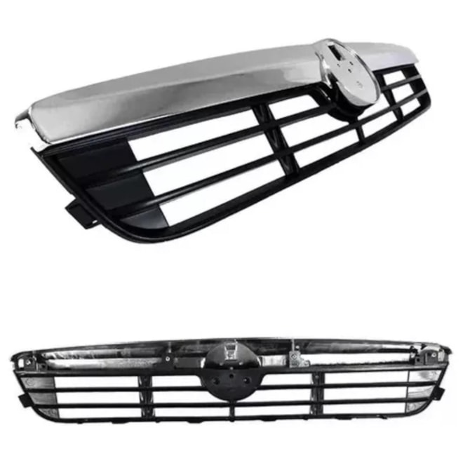 Grade Radiador GRAND SIENA 2013 a 2018 Preto Friso Cromado Grade Radiador GRAND SIENA 2013 a 2018 Preto Friso Cromado