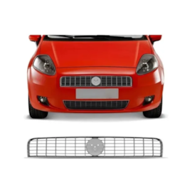 Grade Radiador PUNTO 2007 a 2011 Prata Grade Radiador PUNTO 2007 a 2011 Prata