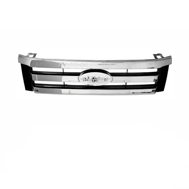 Grade Radiador RANGER 2013 a 2015 Black Piano com Friso