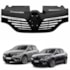 Grade Radiador SANDERO LOGAN 14a19 Pret Friso Crom C Emblema Grade Radiador SANDERO LOGAN 14a19 Pret Friso Crom C Emblema