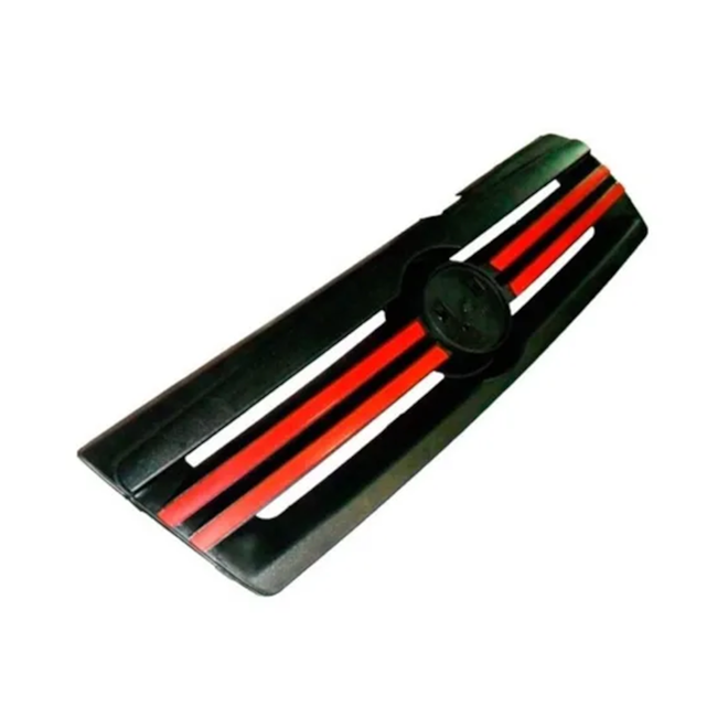 Grade Radiador UNO FIORINO 2006 a 2013 Preto Friso Vermelho Grade Radiador UNO FIORINO 2006 a 2013 Preto Friso Vermelho