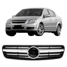 Grade Radiador VECTRA 2006 a 2008 Cinza Friso Cromado Grade Radiador VECTRA 2006 a 2008 Cinza Friso Cromado