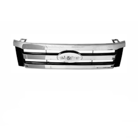 Grade Ranger 13 a 15 Preto Friso Cromado Grade Ranger 13 a 15 Preto Friso Cromado