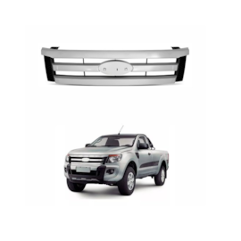 GRADE RANGER 2013/2015 PRETO FRISO PRATA