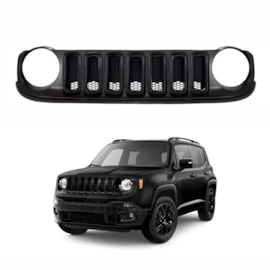 Grade Renegade 15 a 18 Externa Preta com Friso Grade Renegade 15 a 18 Externa Preta com Friso