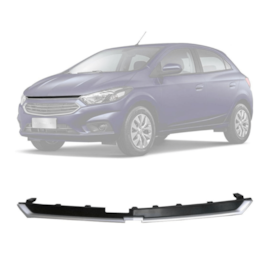 Grade Superior ONIX PRISMA 17 a 19 Preta Friso Prata Grade Superior ONIX PRISMA 17 a 19 Preta Friso Prata