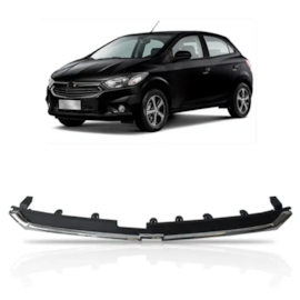 Grade Superior ONIX PRISMA 17 Preta Frisos Cromado Grade Superior ONIX PRISMA 17 Preta Frisos Cromado