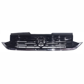 Grade T-CROSS 19 a 24 Black Piano Friso Cromado Com Defletor