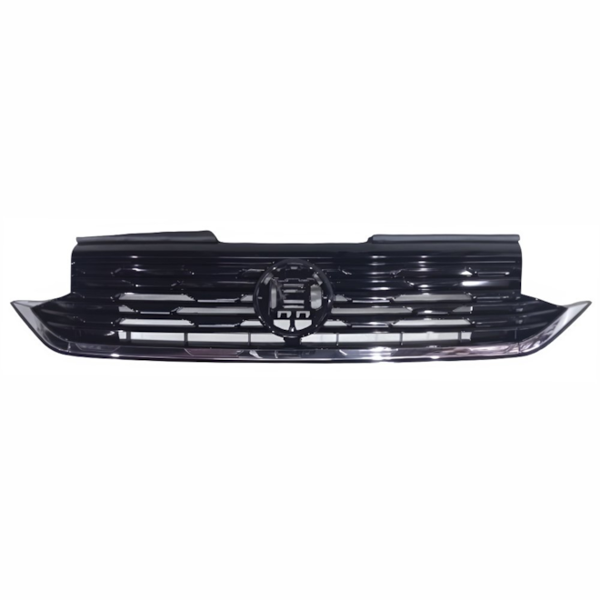Grade T-CROSS 19 a 24 Black Piano Friso Cromado Com Defletor