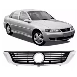 Grade VECTRA 97 a 05 Preta Moldura Cromada