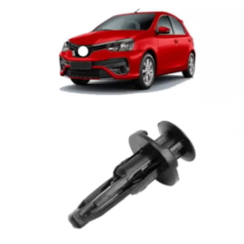 Grampo Suporte Placa ETIOS 18 A 20 Preto