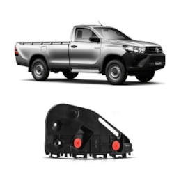 Guia Parachoque Dianteiro HILUX 2016 a 2018 Esquerdo Guia Parachoque Dianteiro HILUX 2016 a 2018 Esquerdo