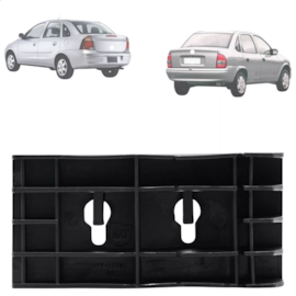 Guia Parachoque Traseiro CORSA CLASSIC 96 a 09 Direito Guia Parachoque Traseiro CORSA CLASSIC 96 a 09 Direito