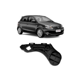 Guia Parachoque Traseiro ETIOS HATCH 2009 a 2013 Esquerdo Guia Parachoque Traseiro ETIOS HATCH 2009 a 2013 Esquerdo