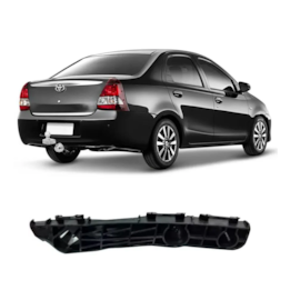 Guia Parachoque Traseiro ETIOS SEDAN 2009 a 2013 Direito Guia Parachoque Traseiro ETIOS SEDAN 2009 a 2013 Direito