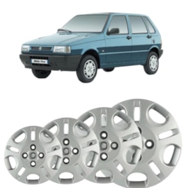 JOGO CALOTAS LINHA FIAT MODELO UNO FIRE 2004 ARO 1