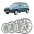 JOGO CALOTAS LINHA FIAT MODELO UNO FIRE 2004 ARO 1