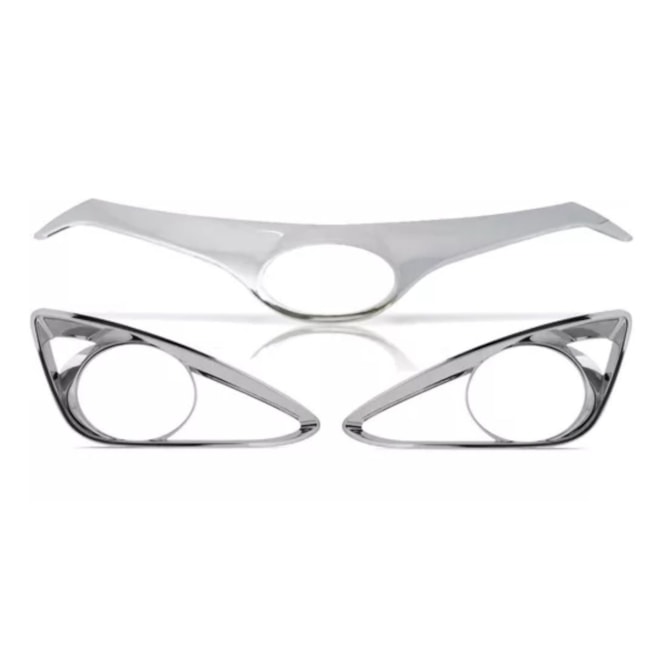 Kit Crom HB20 12/15 C/ Milha+ Apliq Placa Pto Kit Crom HB20 12/15 C/ Milha+ Apliq Placa Pto