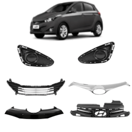Kit Crom HB20 12/15 S/ Milha + Apliq Placa Pto Bri Kit Crom HB20 12/15 S/ Milha + Apliq Placa Pto Bri