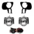 Kit Farol De Milha Palio Siena Fire 2001 A 2003 Preto Completo