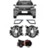 KIT FAROL DE MILHA SAVEIRO G7 / GOL G8 2019 / 2022 - COM CHICOTE E BOTÃO UNIVERSAL