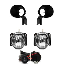 Kit Farol Milha Brava Marea 1999 a 2006 Com Lâmpada