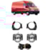 Kit Farol Milha DUCATO JUMPER BOXER 2005 a 2017 Chicote Botão Universal