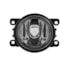 Kit Farol Milha ECOSPORT 2013 a 2017 Aro Cinza Freestly Chicote Botão Universal