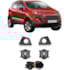 Kit Farol Milha ECOSPORT 2013 a 2017 Chicote Botão Universal