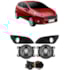 Kit Farol Milha FIESTA 2014 a 2017 Chicote Botão Universal