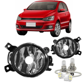Kit Farol Milha GOL G7 2016 a 2019 Com Lâmpada