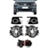 Kit Farol Milha Gol G8 Saveiro G7 2019 a 2022 Preto C Lâmpada