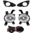 Kit Farol Milha HB20 2012 a 2015 Chicote Botão Universal