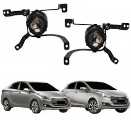Kit Farol Milha HB20 2016 a 2019 Sem Lâmpada