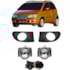 Kit Farol Milha IDEA 2006 a 2010 Chicote Botão Universal