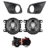 Kit Farol Milha KA 2012 a 2014 Chicote Botão Universal