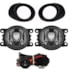 Kit Farol Milha KA 2015 a 2018 Chicote Botão Universal