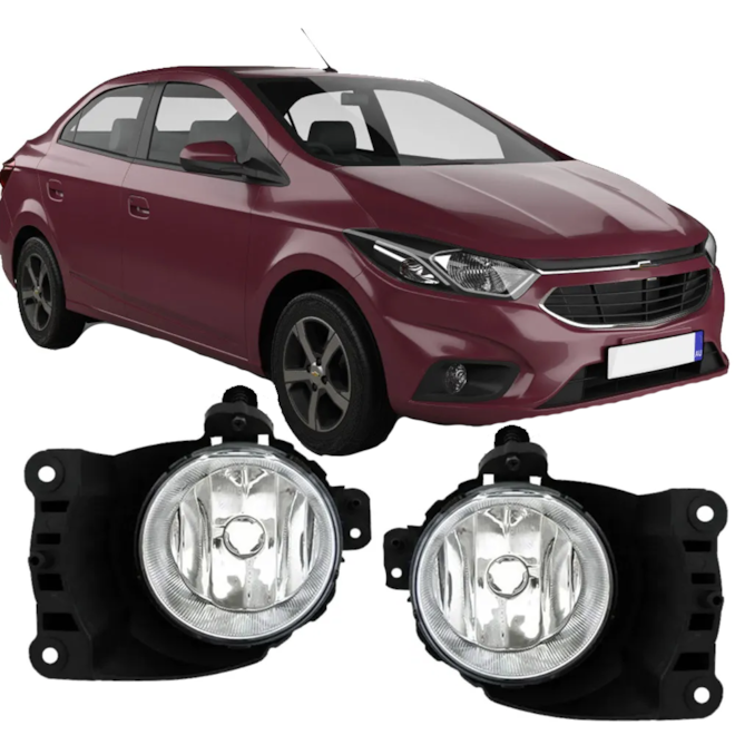 Kit Farol Milha ONIX 2012 a 2019 Sem Lâmpada