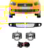 Kit Farol Milha Palio 2001 a 2016 Preto Com Lâmpada